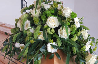 Hopf Bruckberg - Sarg Blumen © Foto: peppUP